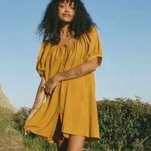 Barely worn Doen Josette Dress in Golden Willow Size Large